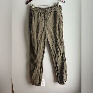 Zara linen blend pants